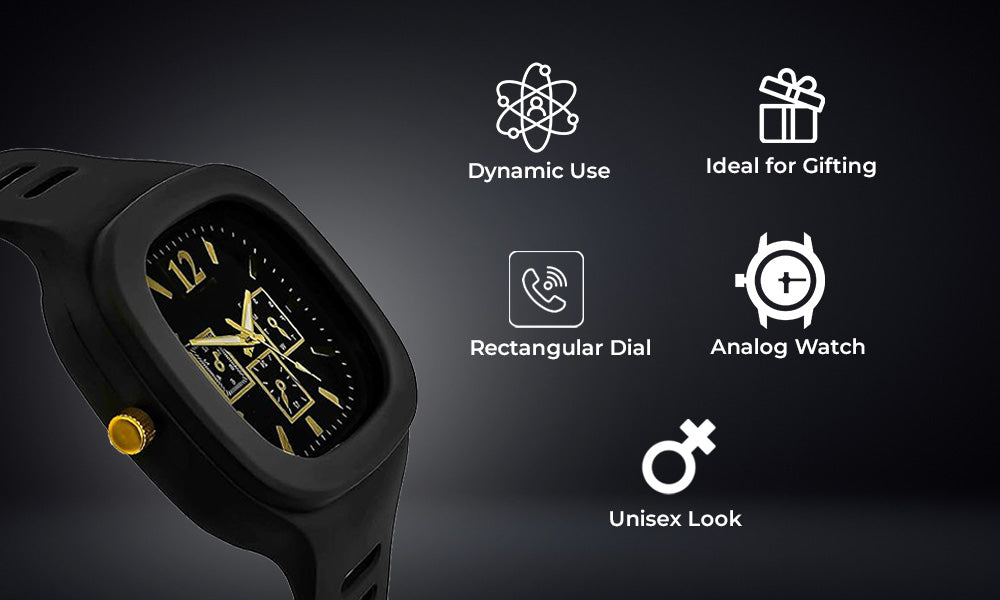 Square Silicon Watch
