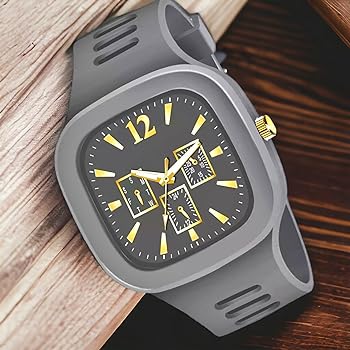 Square Silicon Watch