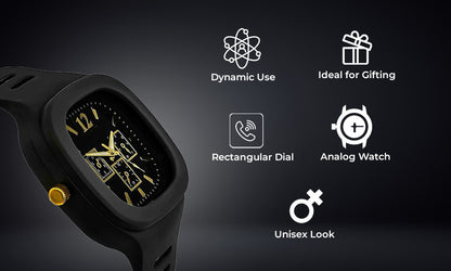 Square Silicon Watch