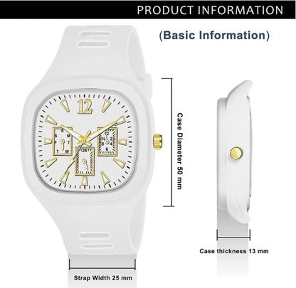 Square Silicon Watch