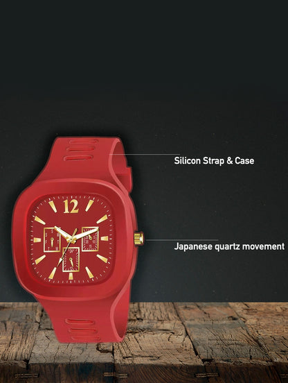 Square Silicon Watch
